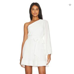MILLY Linden Pleated Mini Dress